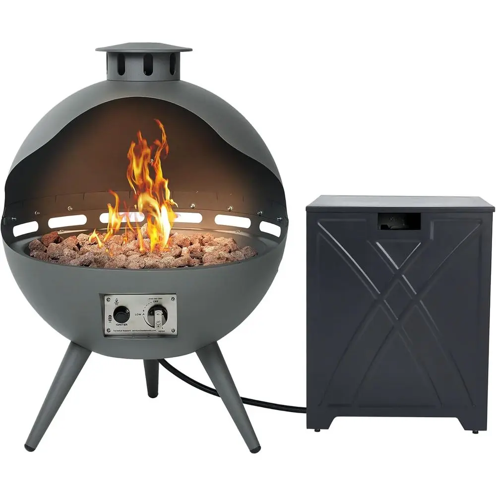 24 уличных пропановых костра с резервуаром 20 фунтов, 55 тыс. БТЕ, сферической стойкой на 3 ножках, лавовыми камнями и крышкой для погоды
24 уличных пропановых костра с резервуаром 20 фунтов, 55 тыс. БТЕ, сферической стойкой на 3 ножках, лавовыми камнями и крышкой для погоды