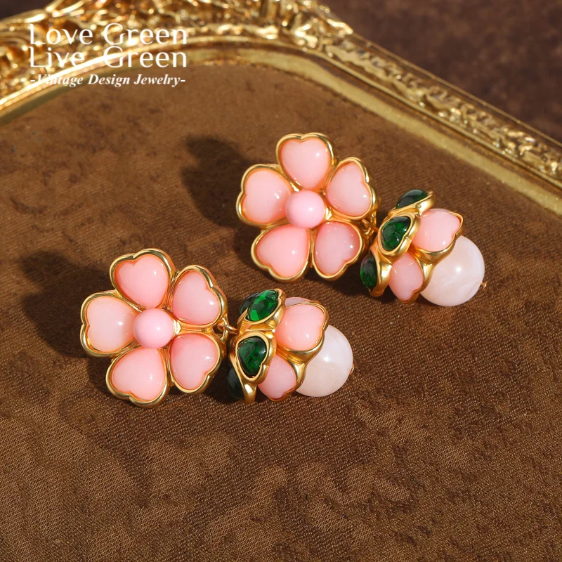 Vintage Peach Flower Pink Drop Earring Large Rhinestone For Women Natural Stone Retro Style Luxury 2026 New Daily Jewelry Trends
Vintage Peach Flower Pink Drop Earring Large Rhinestone For Women Natural Stone Retro Style Luxury 2026 New Daily Jewelry Trends