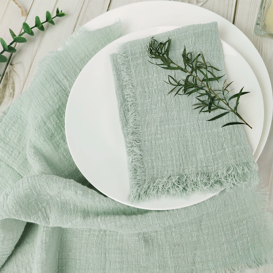 10PCS Cotton Gauze Weddings Napkins Cloth 32x32cm Size Soft and Durable,For Festival Party Birthday kitchen Dinner Decor
10PCS Cotton Gauze Weddings Napkins Cloth 32x32cm Size Soft and Durable,For Festival Party Birthday kitchen Dinner Decor
