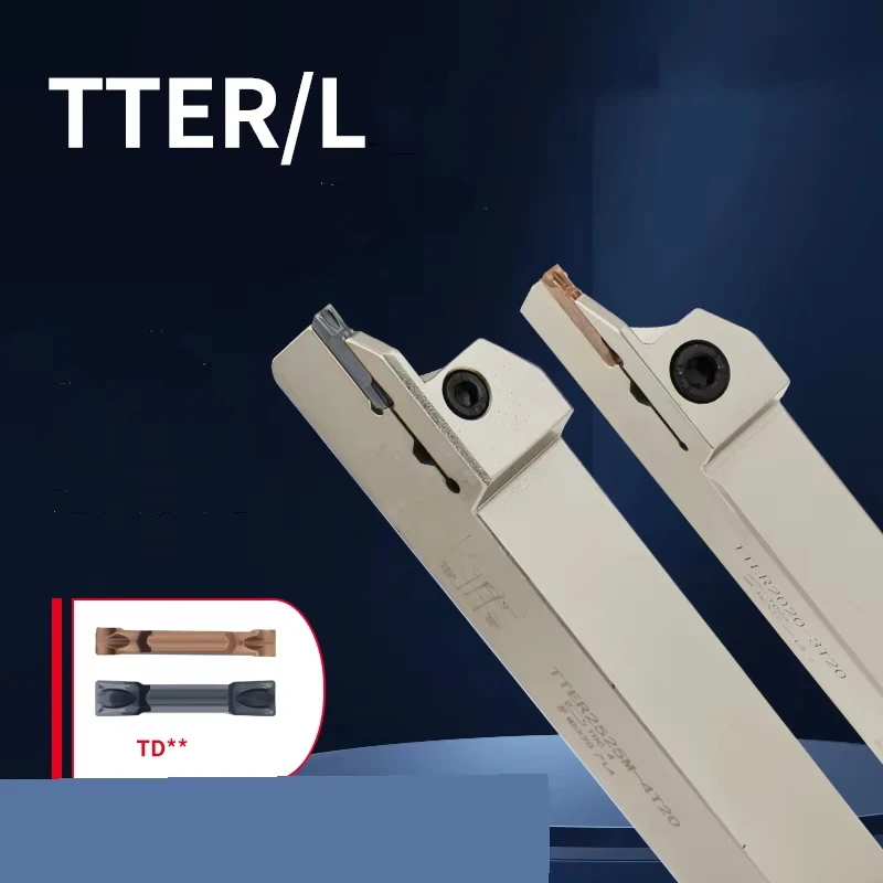 TTER TTEL1010 1212 1616 2020 TTER2525-2-3 CNC Lathe Machining Cutting Groove Tool Holder for TDC2/3 Metal Parting Cutter holder
TTER TTEL1010 1212 1616 2020 TTER2525-2-3 CNC Lathe Machining Cutting Groove Tool Holder for TDC2/3 Metal Parting Cutter holder