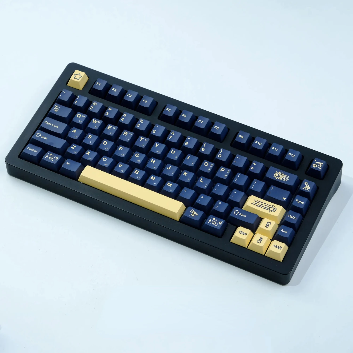 124 клавиши GMK Stargaze Clone PBT Корейские колпачки для клавиш Cherry MX Profile Желтый колпачок для механической клавиатуры Набор индивидуальных колпачков для клавиш
124 клавиши GMK Stargaze Clone PBT Корейские колпачки для клавиш Cherry MX Profile Желтый колпачок для механической клавиатуры Набор индивидуальных колпачков для клавиш