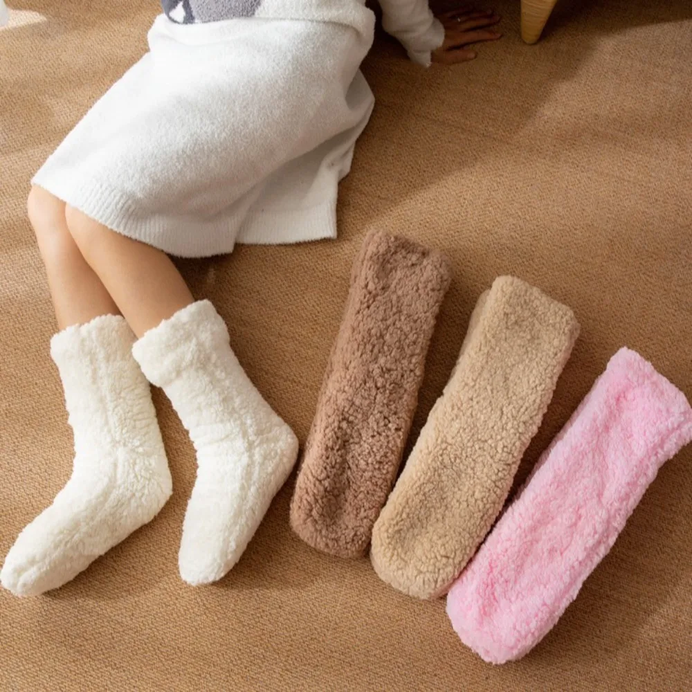 Kawaii Plush Thick Thermal Socks Anti Slip Fluffy Sleeping Slipper Socks Fur Fleece Thickened Floor Socks Winter
Kawaii Plush Thick Thermal Socks Anti Slip Fluffy Sleeping Slipper Socks Fur Fleece Thickened Floor Socks Winter