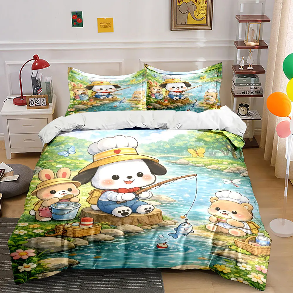 Animals Fishing by the Creek Printed Duvet Cover Set1 Duvet Cover+2 PillowcaseMulti Size Bedroom Bedding Decor Luxury gifts
Animals Fishing by the Creek Printed Duvet Cover Set1 Duvet Cover+2 PillowcaseMulti Size Bedroom Bedding Decor Luxury gifts