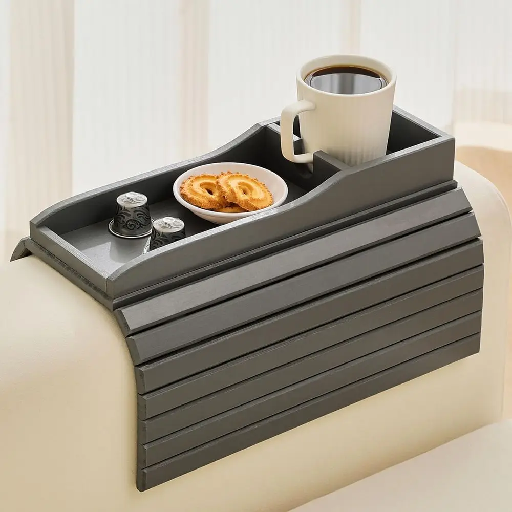 Couch Cup Holder Arm Tray Table, Drink Holder, Sofa Cup Holder Armrest Tray, Anti-Slip Foldable Arm Chair Table Tray Recliners o
Couch Cup Holder Arm Tray Table, Drink Holder, Sofa Cup Holder Armrest Tray, Anti-Slip Foldable Arm Chair Table Tray Recliners o
