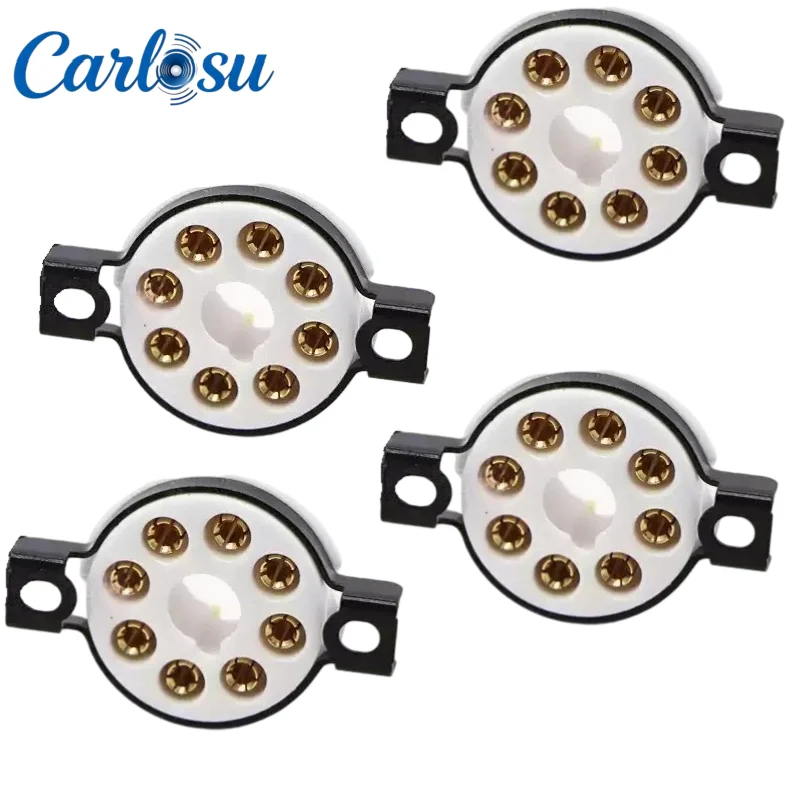 EIZZ High End Ceramic 8pin Octal Vacuum Tube Socket, Gold Brass Pins for EL34 KT88 6550 6V6 274B 6L6 HiFi Tube AMP DIY 1pcs
EIZZ High End Ceramic 8pin Octal Vacuum Tube Socket, Gold Brass Pins for EL34 KT88 6550 6V6 274B 6L6 HiFi Tube AMP DIY 1pcs