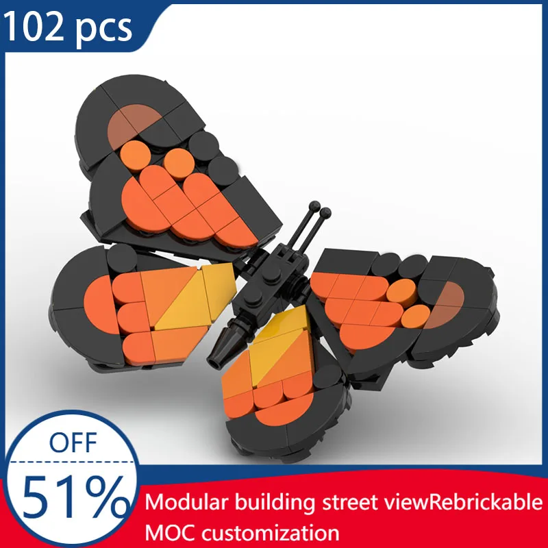 102 Parts Creative Insect Series Butterfly Modular Building Blocks Model For Children DIY Assembly Toy Christmas Surprise Gifts
102 Parts Creative Insect Series Butterfly Modular Building Blocks Model For Children DIY Assembly Toy Christmas Surprise Gifts