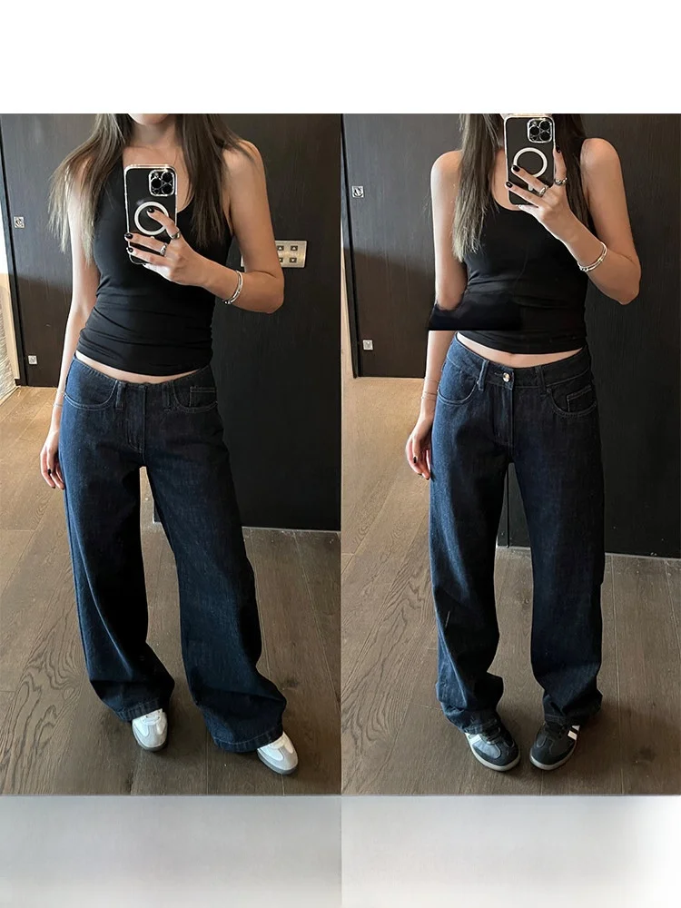 Джинсы 4PRIL Original Color Denim, женские, с низкой талией, расклешенные, широкие, повседневные, хлопковые, весна-лето-осень, модные
Джинсы 4PRIL Original Color Denim, женские, с низкой талией, расклешенные, широкие, повседневные, хлопковые, весна-лето-осень, модные
