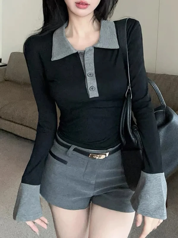 Slim Fit Ne Long Sve T-irt Women's Autumn New Sle mat Design Sensation Top Quali Faionable plus Size
Slim Fit Ne Long Sve T-irt Women's Autumn New Sle mat Design Sensation Top Quali Faionable plus Size