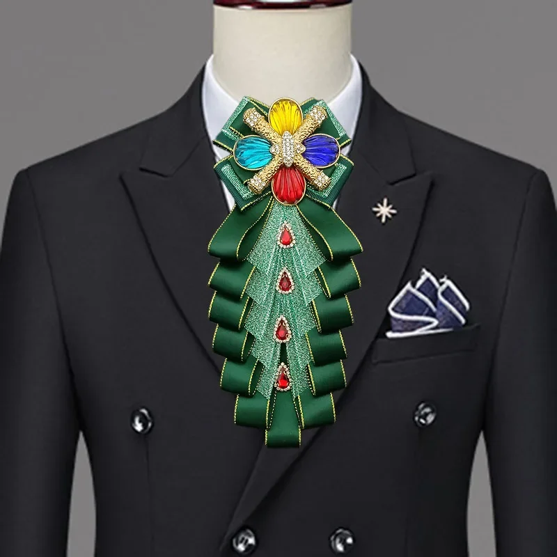 Original Design Personalized Luxury Rhinestone Men's Business Banquet Wedding Suit Tie Shirt Collar Flower Jewelry High-end Gift
Original Design Personalized Luxury Rhinestone Men's Business Banquet Wedding Suit Tie Shirt Collar Flower Jewelry High-end Gift