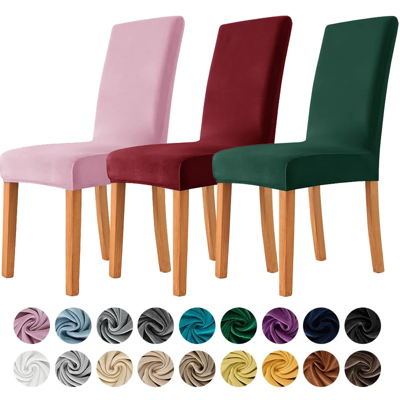 1/2PCS Velvet Fabric Chair Cover Dining Chair Slipcover Furniture Protector Wedding Office Home Hotel Decor Sillas De Comedor
1/2PCS Velvet Fabric Chair Cover Dining Chair Slipcover Furniture Protector Wedding Office Home Hotel Decor Sillas De Comedor