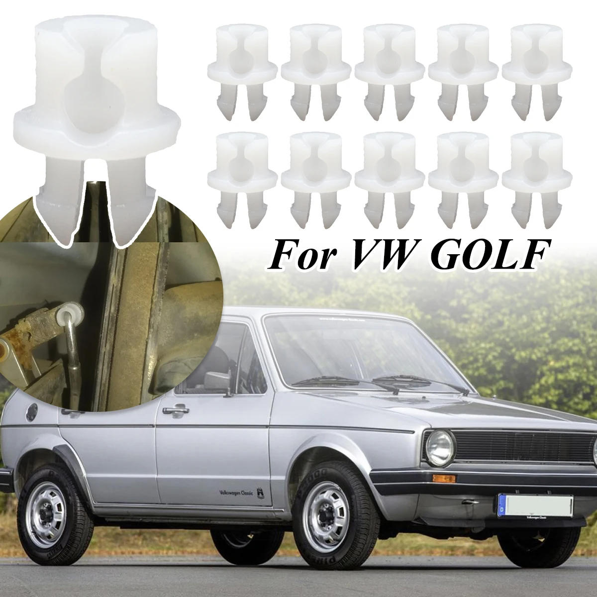 10X Door Lock Rod Conector Linkage Clips For VW GOLF MK1 MK2 MK3 MK4 Jetta Front Rear Interior Latch Catch Repair Clamp Fastener
10X Door Lock Rod Conector Linkage Clips For VW GOLF MK1 MK2 MK3 MK4 Jetta Front Rear Interior Latch Catch Repair Clamp Fastener
