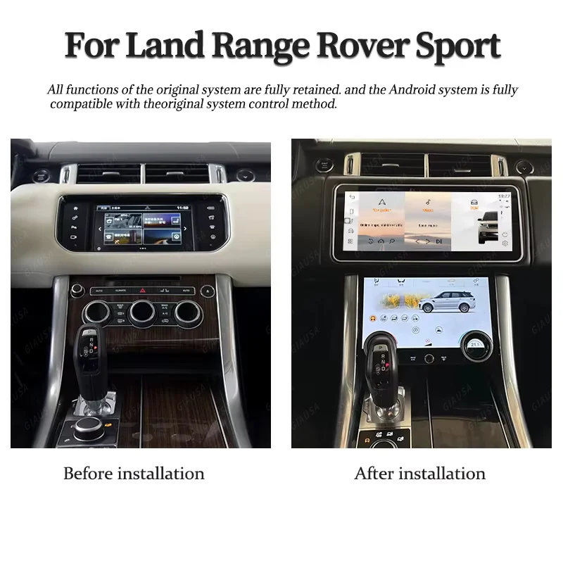 12.3" Android 13 Car Radio Dual System For Range Rover Sport L494 2014-2017 Multimedia Player GPS Head Unit Carplay AC Panel
12.3" Android 13 Car Radio Dual System For Range Rover Sport L494 2014-2017 Multimedia Player GPS Head Unit Carplay AC Panel