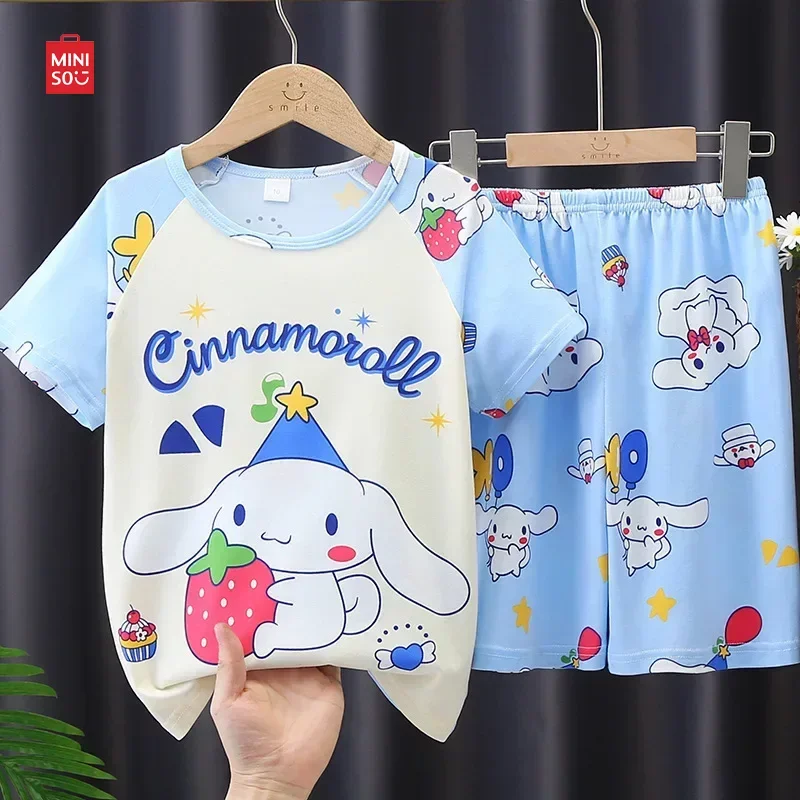 Miniso Children's Clothing 2024 Summer Children's Pajamas Child Set Boy Kids Clothes Kid Milk Silk Comfortable Casual Loungewear
Miniso Children's Clothing 2024 Summer Children's Pajamas Child Set Boy Kids Clothes Kid Milk Silk Comfortable Casual Loungewear