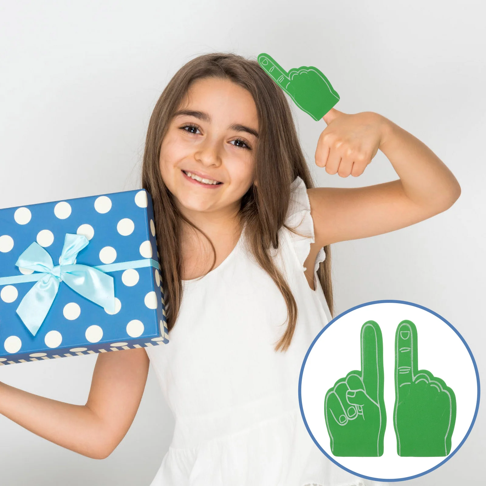 Cheerleading Stuff Party Noisemakers Foam Finger for Sporting Events Pom Poms Toys Kids Fingers Sports
Cheerleading Stuff Party Noisemakers Foam Finger for Sporting Events Pom Poms Toys Kids Fingers Sports