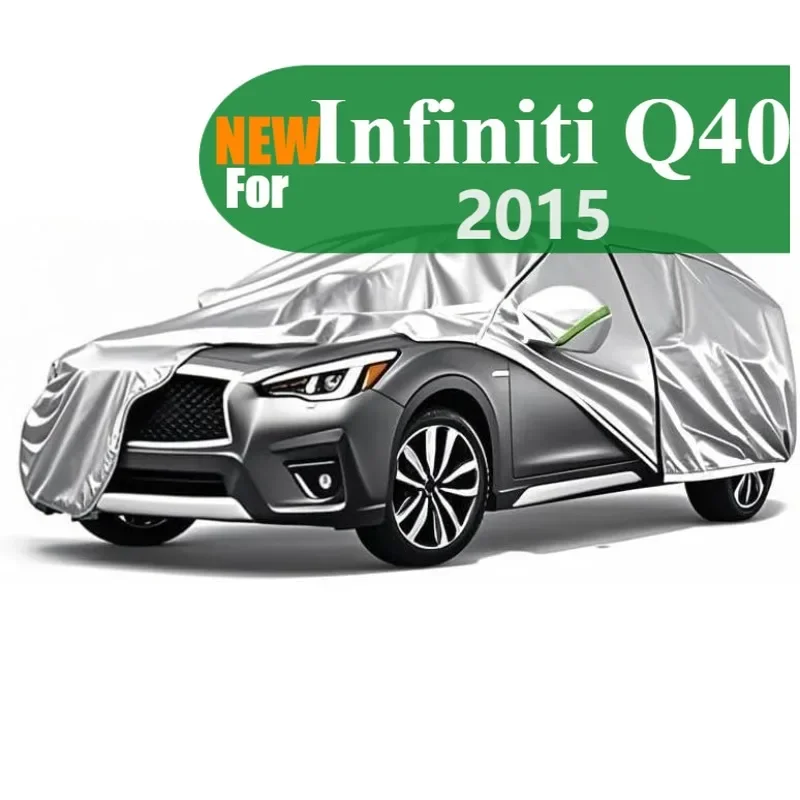 Five-layer waterproof Oxford fabric Car cover for Infiniti Q40 2015 sunshine rain and snow protection with a storage Bag Silver
Five-layer waterproof Oxford fabric Car cover for Infiniti Q40 2015 sunshine rain and snow protection with a storage Bag Silver