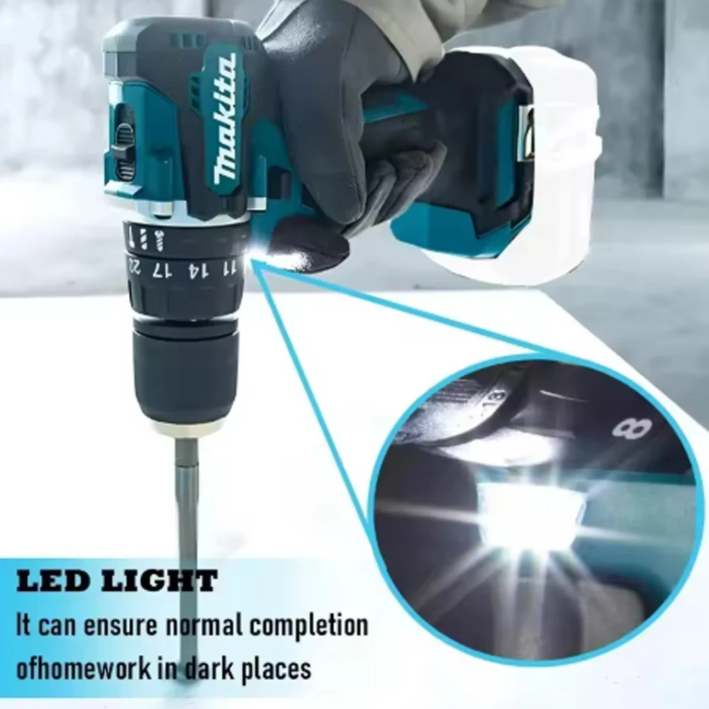 Makita DDF487 10 MM Cordless Driver Drill 18V Brushless Motor Compact Big Torque Lithium Battery Electric Screwdriver Power Tool
Makita DDF487 10 MM Cordless Driver Drill 18V Brushless Motor Compact Big Torque Lithium Battery Electric Screwdriver Power Tool