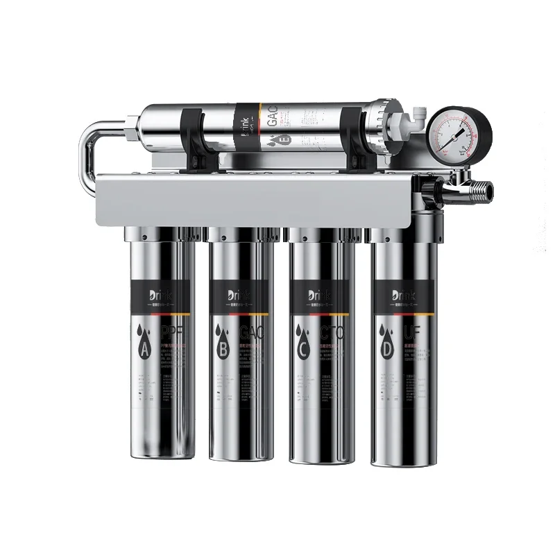 Level 5 Reverse Osmosis System Household Drinking Water Prefilter Good Quality Kitchen Sink Stainless Steel Electric Silver
Level 5 Reverse Osmosis System Household Drinking Water Prefilter Good Quality Kitchen Sink Stainless Steel Electric Silver