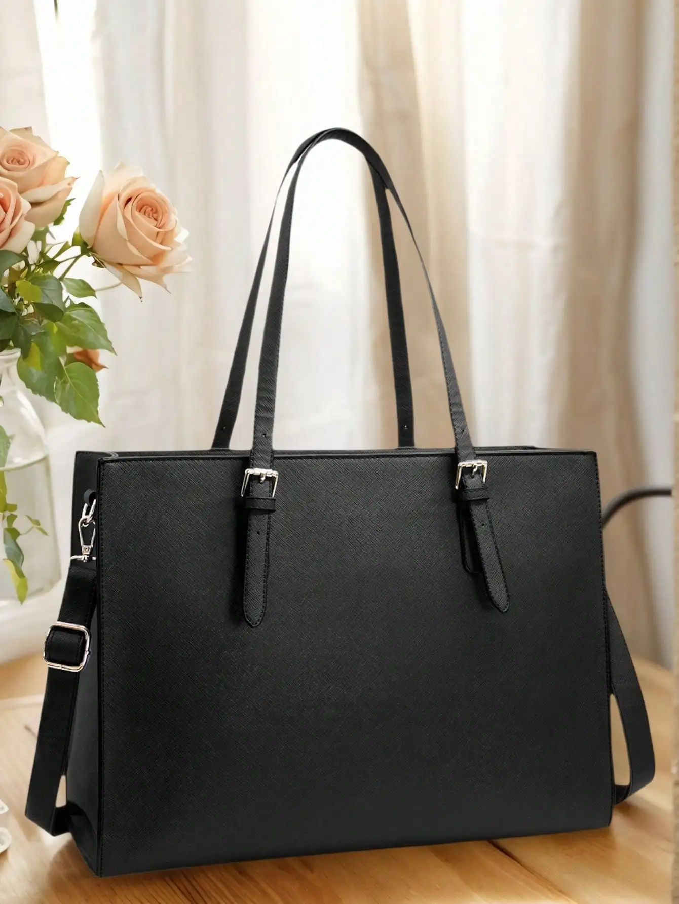 Professional Business Briefcase For Women, Soft Waterproof Leather, 15.6" Laptop Tote, Large Capacity Commute Shoulder Bag
Professional Business Briefcase For Women, Soft Waterproof Leather, 15.6" Laptop Tote, Large Capacity Commute Shoulder Bag