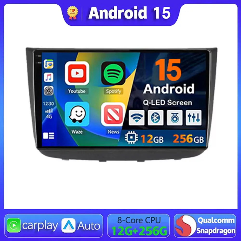Android 15 Auto Carplay Car Radio For Mercedes-Benz Vito 2 W639 2003 - 2015 Navigation GPS Multimedia Player Stereo WiFi+4G BT
Android 15 Auto Carplay Car Radio For Mercedes-Benz Vito 2 W639 2003 - 2015 Navigation GPS Multimedia Player Stereo WiFi+4G BT