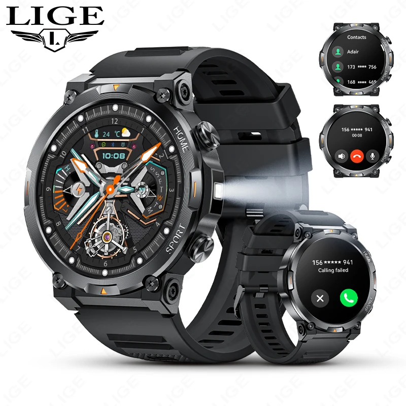 Смарт-часы с 100+ спортивными режимами, мужские спортивные часы с фонариком, аккумулятор 320 мАч, Bluetooth-вызовы, водонепроницаемые, прочные, для активного отдыха
Смарт-часы с 100+ спортивными режимами, мужские спортивные часы с фонариком, аккумулятор 320 мАч, Bluetooth-вызовы, водонепроницаемые, прочные, для активного отдыха