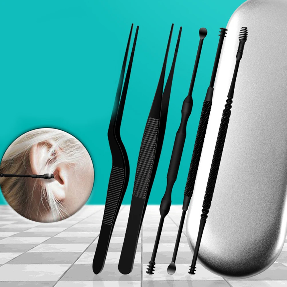 6 Pcs Ear Pick Suit Wear-resistant Tools Cleaning Earwax Remover Stainless Steel Removal Set
6 Pcs Ear Pick Suit Wear-resistant Tools Cleaning Earwax Remover Stainless Steel Removal Set