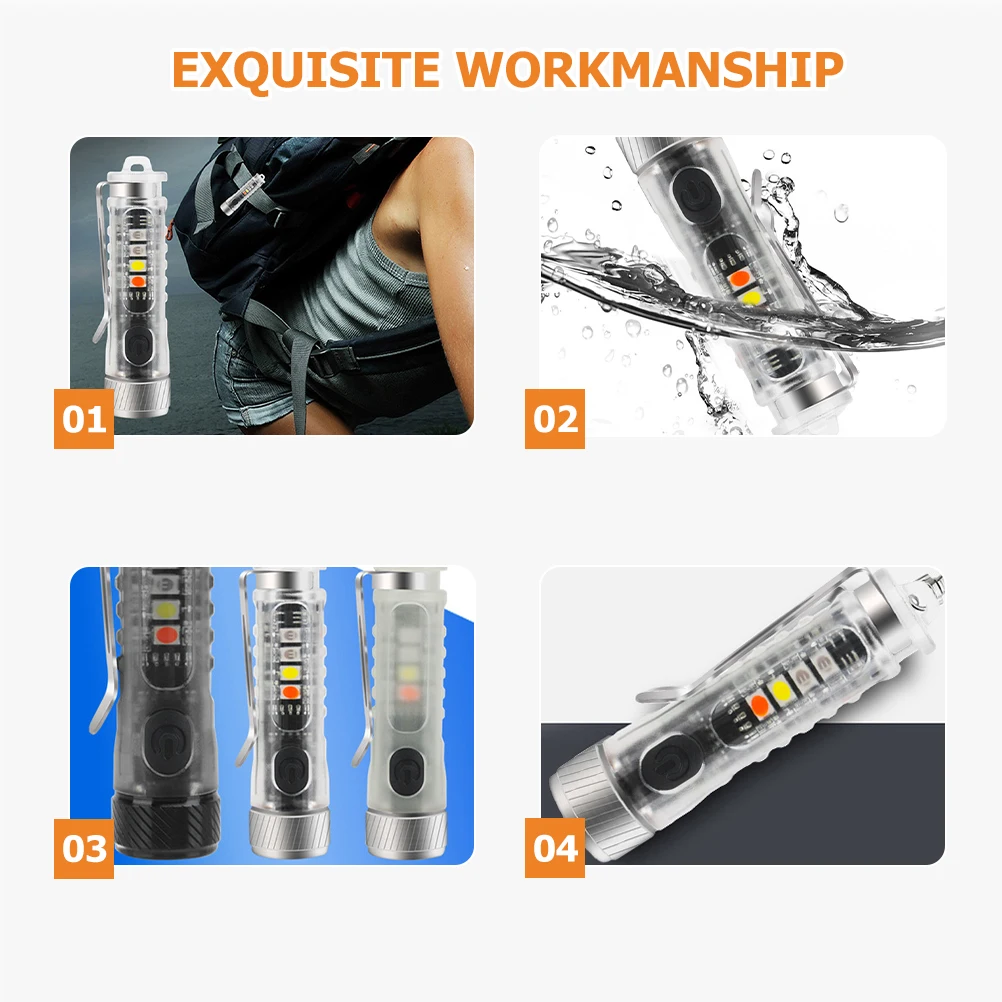 Mini Led Flashlight Keychain Portable Waterproof Torch Lamp For Outdoor Camping Work Uv Light Ipx6 Dustproof Small Flash Light
Mini Led Flashlight Keychain Portable Waterproof Torch Lamp For Outdoor Camping Work Uv Light Ipx6 Dustproof Small Flash Light