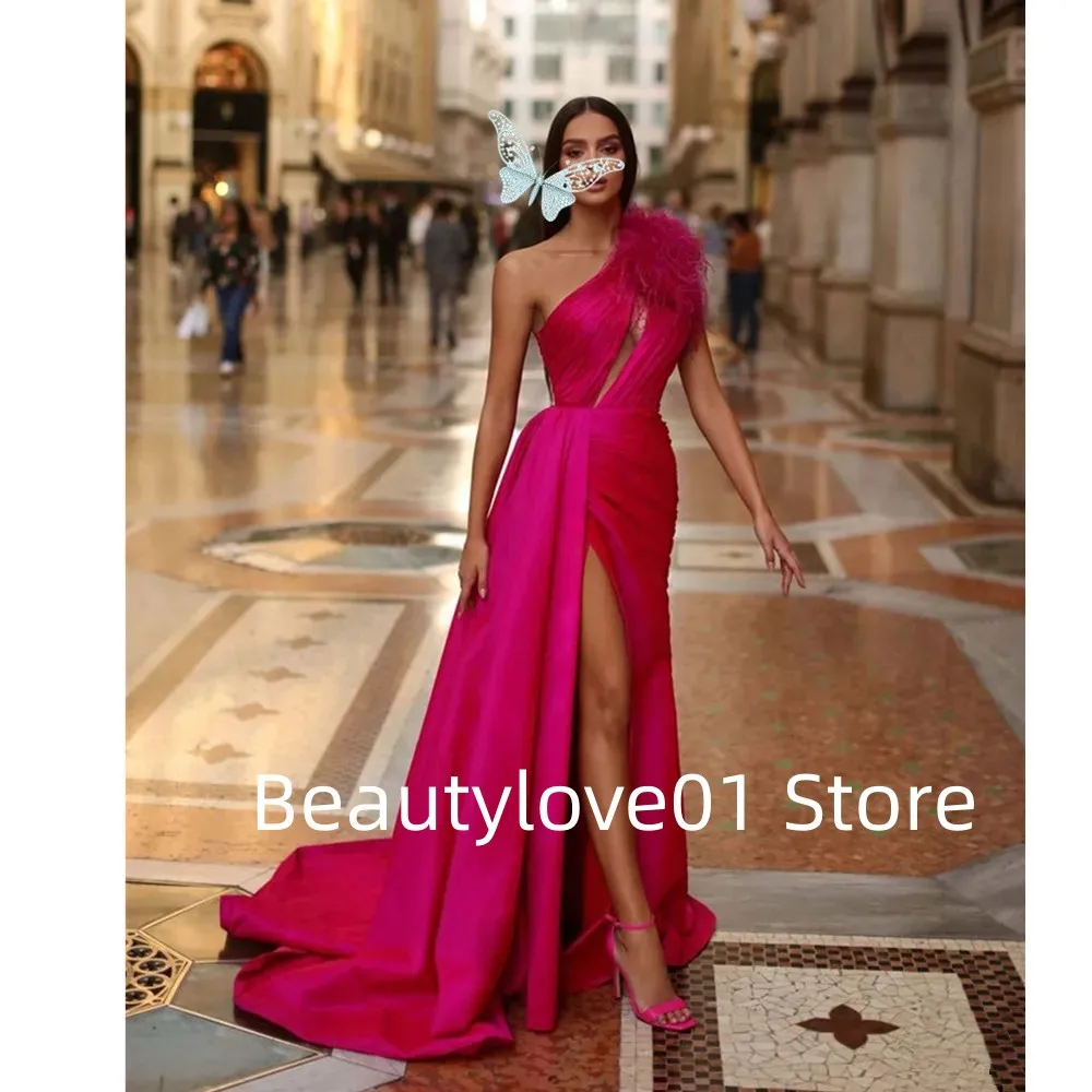 2024 Elegant and Sexy Rose Red Evening Dress One Shoulder Dreamy Slim Fit Elegant Floor mopping Formal Party Dress Evening Ball
2024 Elegant and Sexy Rose Red Evening Dress One Shoulder Dreamy Slim Fit Elegant Floor mopping Formal Party Dress Evening Ball