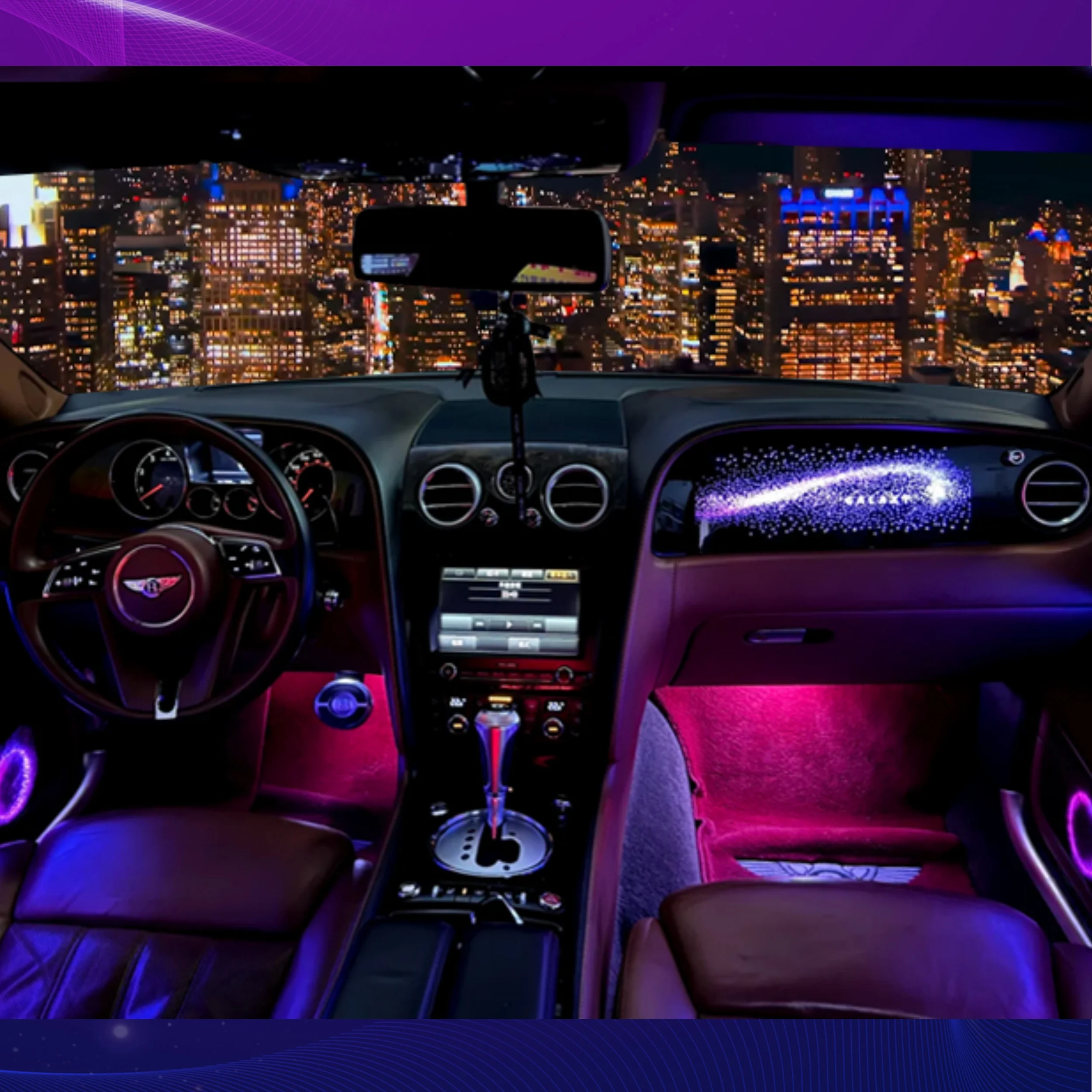 GZ For Bentley Continental Flying Spur Dynamic Ambient Light 1:1 mold trim panel automotive interior lighting Car accessories
GZ For Bentley Continental Flying Spur Dynamic Ambient Light 1:1 mold trim panel automotive interior lighting Car accessories