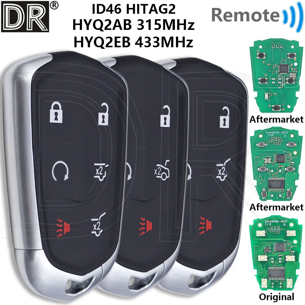 Great ID46 Chip HYQ2AB 315/HYQ2EB 433MHz AFM/OEM PCB Proximity Car Remote Control Key For Cadillac XTS CTS CT6 ATS ESV Escalade 
Great ID46 Chip HYQ2AB 315/HYQ2EB 433MHz AFM/OEM PCB Proximity Car Remote Control Key For Cadillac XTS CTS CT6 ATS ESV Escalade