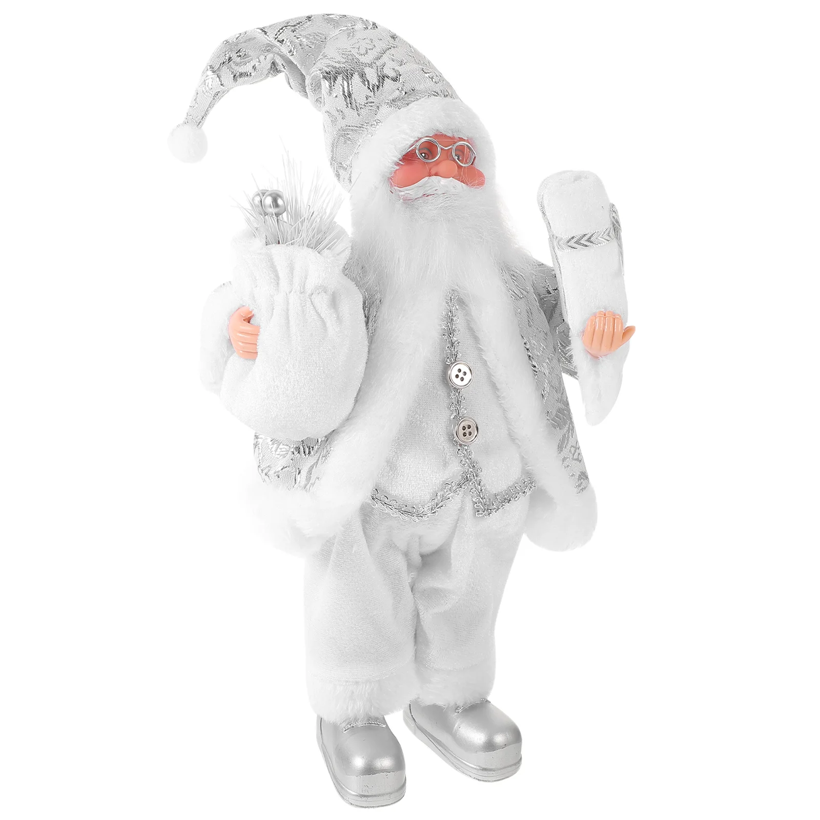 Christmas Santa Claus nament Plastic Standing Xmas Figurine Adorable Statue Home Decor Gifts Festive Atmosphere Unique Party
Christmas Santa Claus nament Plastic Standing Xmas Figurine Adorable Statue Home Decor Gifts Festive Atmosphere Unique Party
