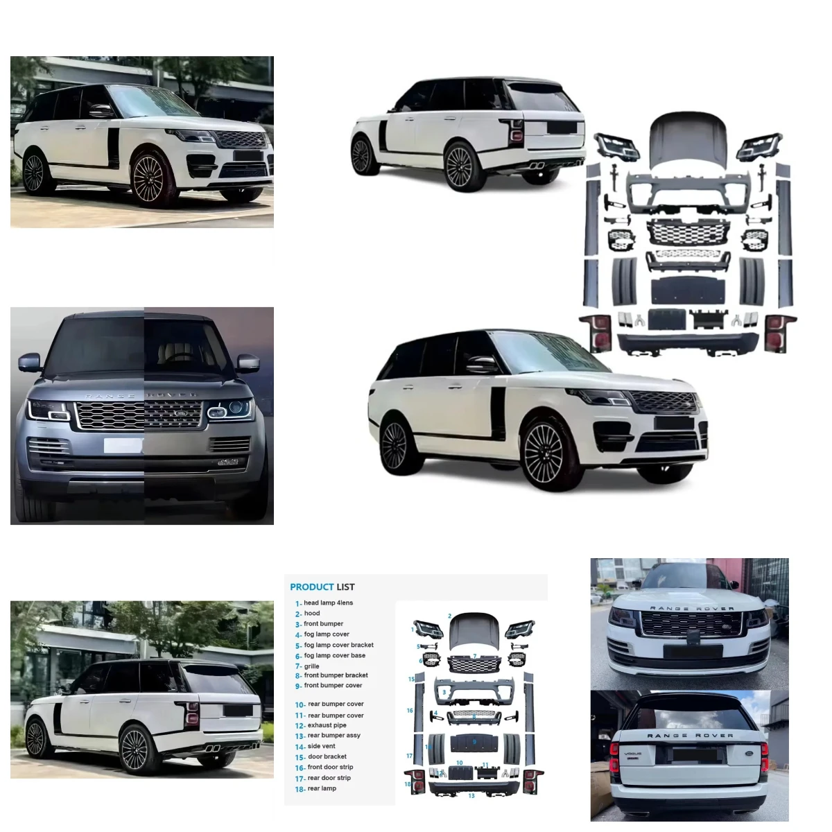 Dream Garage Svo Facelift Bodykit For Range Rover 2010-2017 Upgrade Changed To 2018-2021 Car Body Kits
Dream Garage Svo Facelift Bodykit For Range Rover 2010-2017 Upgrade Changed To 2018-2021 Car Body Kits