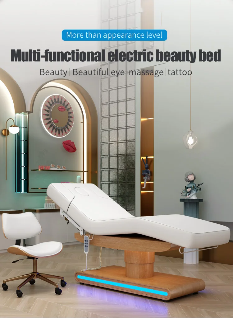 Keyunshi Electric Facial Bed Hydraulic Adjustable Beauty Spa Massage Table for Salon Facial Massage Barber Shop
Keyunshi Electric Facial Bed Hydraulic Adjustable Beauty Spa Massage Table for Salon Facial Massage Barber Shop