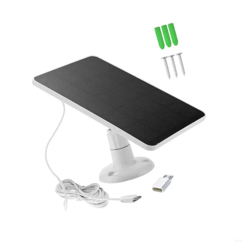 4W 5V Solar Device Panel For Security Cameras And Doorbells Highlighting IP65 Impermeable Rating And Wall Mount Parenthesis 37JD
4W 5V Solar Device Panel For Security Cameras And Doorbells Highlighting IP65 Impermeable Rating And Wall Mount Parenthesis 37JD