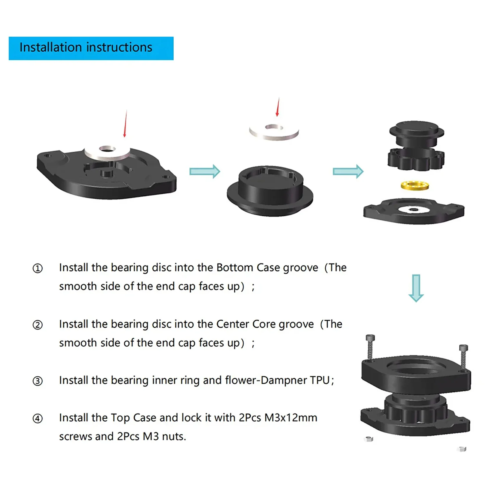 New!!For Voron 2.4 Bambu X1/P1 Omnidirectional Self-Aligning Anti-Vibration Foot Strong Shock Absorption 3D Printer Foot Pad
New!!For Voron 2.4 Bambu X1/P1 Omnidirectional Self-Aligning Anti-Vibration Foot Strong Shock Absorption 3D Printer Foot Pad