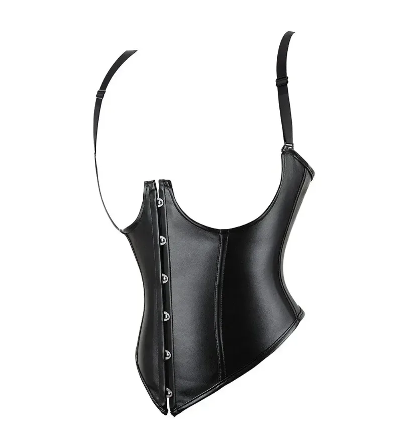 Women Underbust Corset Steampunk Leather Bustier Top Vest Corselet
Women Underbust Corset Steampunk Leather Bustier Top Vest Corselet