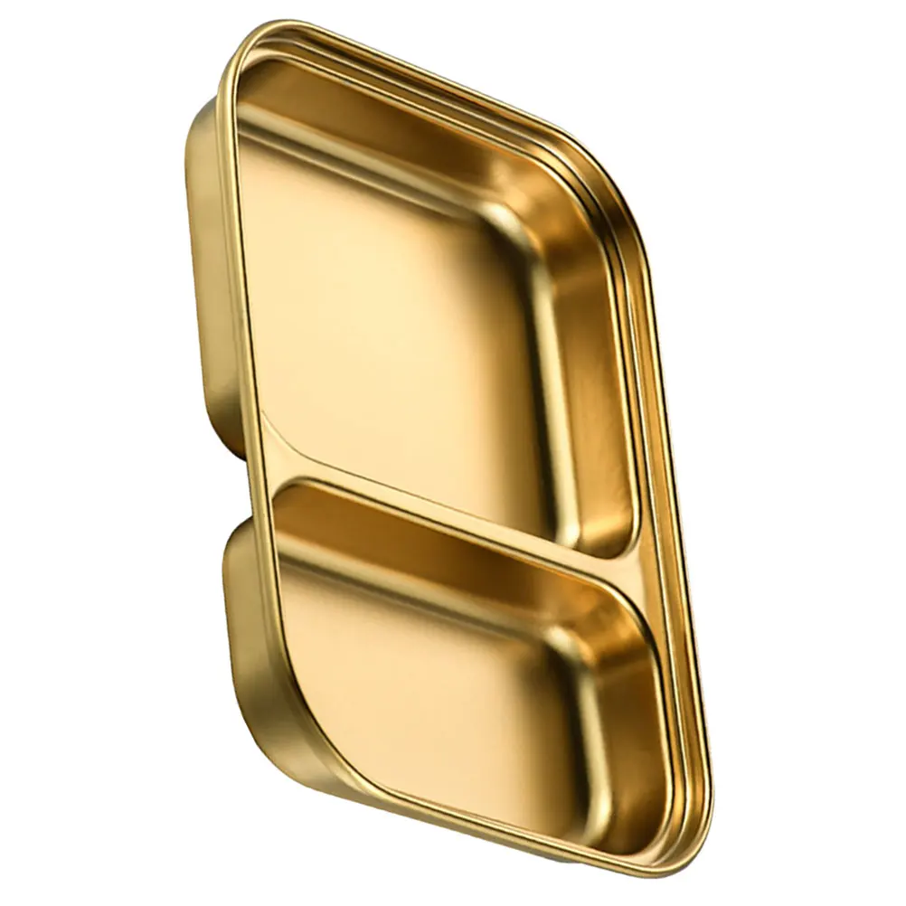 304 Stainless Steel 2-Compartment Snack Tray Golden Large Food Dish Home Hotel Kitchen Bar Picnic Fruit Container
304 Stainless Steel 2-Compartment Snack Tray Golden Large Food Dish Home Hotel Kitchen Bar Picnic Fruit Container