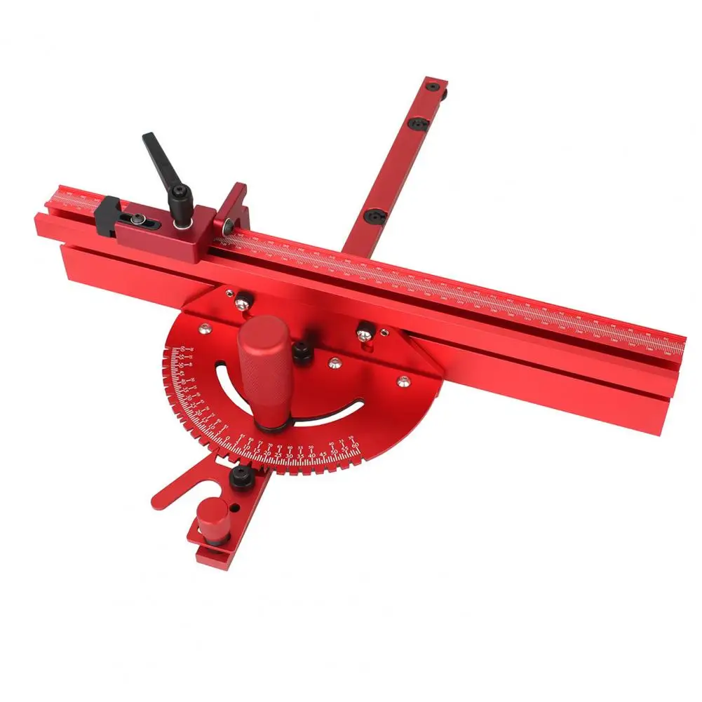 Accuracy Measuring Tool Universal Aluminum Alloy Table Saw Miter Gauge with 27 Angle Stops Sturdy Construction for Woodworking
Accuracy Measuring Tool Universal Aluminum Alloy Table Saw Miter Gauge with 27 Angle Stops Sturdy Construction for Woodworking
