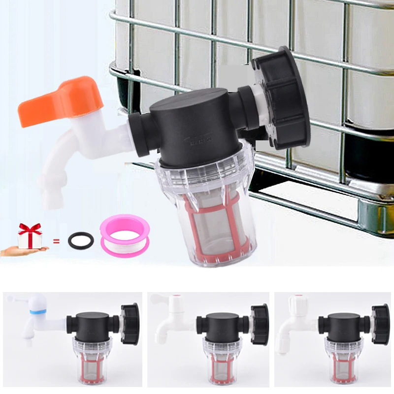 Garden Watering Filter IBC Water Tank Joint Faucet Aquarium Fish Tank Hose Connector Ton Barrel Water Impurities Strainer
Garden Watering Filter IBC Water Tank Joint Faucet Aquarium Fish Tank Hose Connector Ton Barrel Water Impurities Strainer