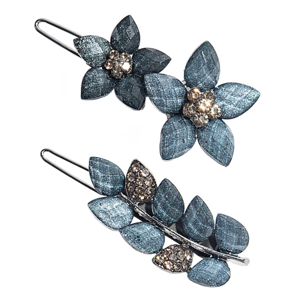 2pcs Rhinestone Flower Hair Clip Wedding Accessories Styling Barrette Bridal Women Hairpins Leaf Design Zinc Alloy Resin Daily
2pcs Rhinestone Flower Hair Clip Wedding Accessories Styling Barrette Bridal Women Hairpins Leaf Design Zinc Alloy Resin Daily