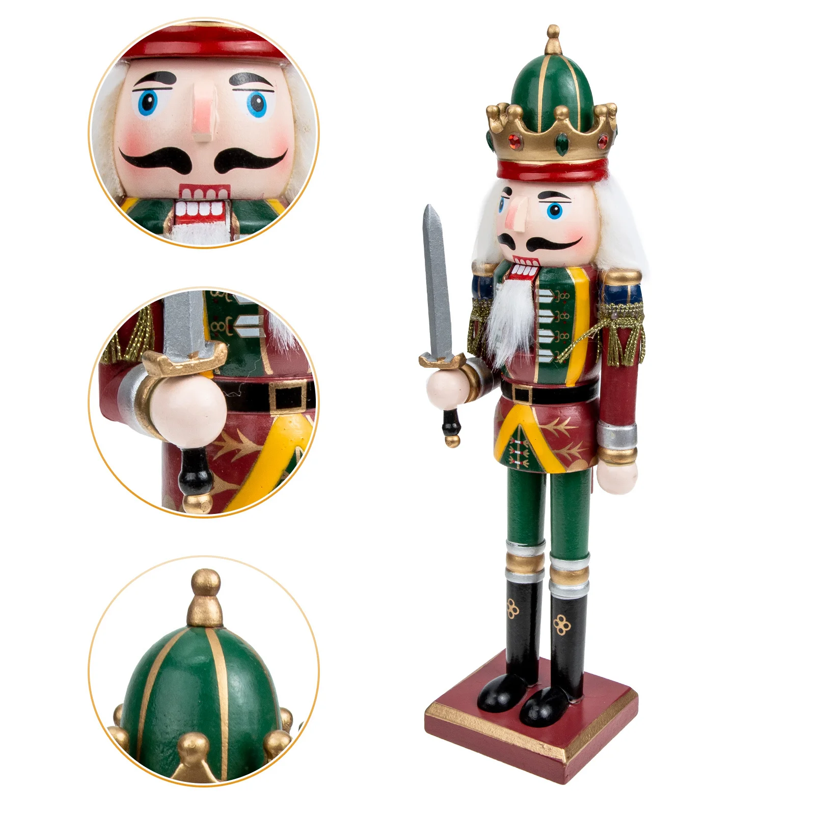 Christmas Desktop Nutcracker Wooden Xmas Tabletop Decor Adorable Craftsmanship Long Lasting Safe Home Hotel Restaurant
Christmas Desktop Nutcracker Wooden Xmas Tabletop Decor Adorable Craftsmanship Long Lasting Safe Home Hotel Restaurant