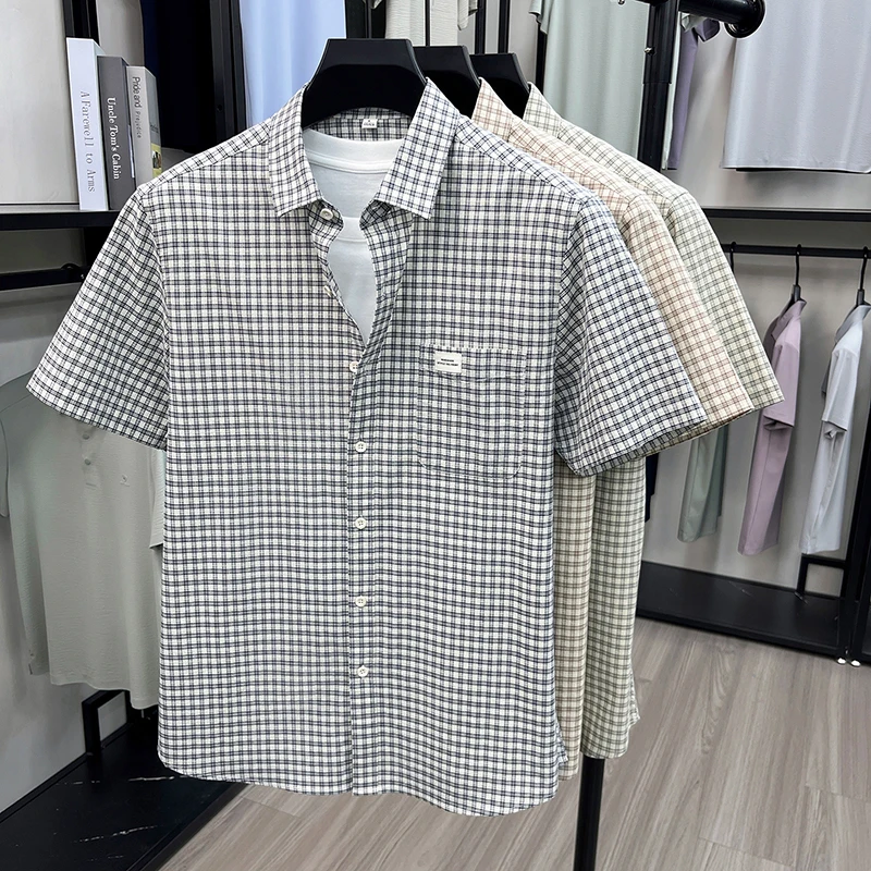 Summer New Style Men's Plaid Casual Simple Breathable Lightweight Short-Sleeved Shirt/Mmsj-26610
Summer New Style Men's Plaid Casual Simple Breathable Lightweight Short-Sleeved Shirt/Mmsj-26610