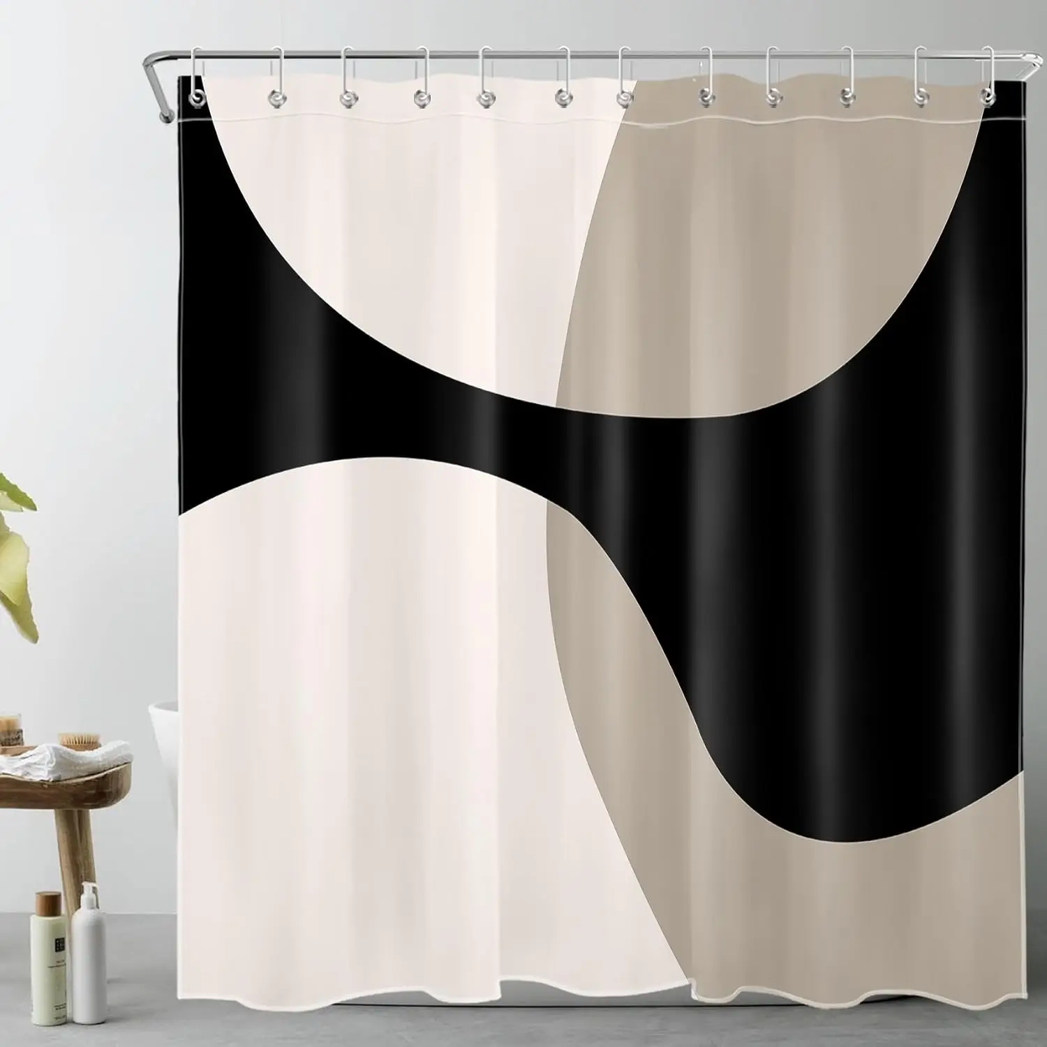 Geometric Abstract Shower Curtain Modern Bathroom Bath Liner Beige Black Abstract Print Home Decor Shower Curtain
Geometric Abstract Shower Curtain Modern Bathroom Bath Liner Beige Black Abstract Print Home Decor Shower Curtain