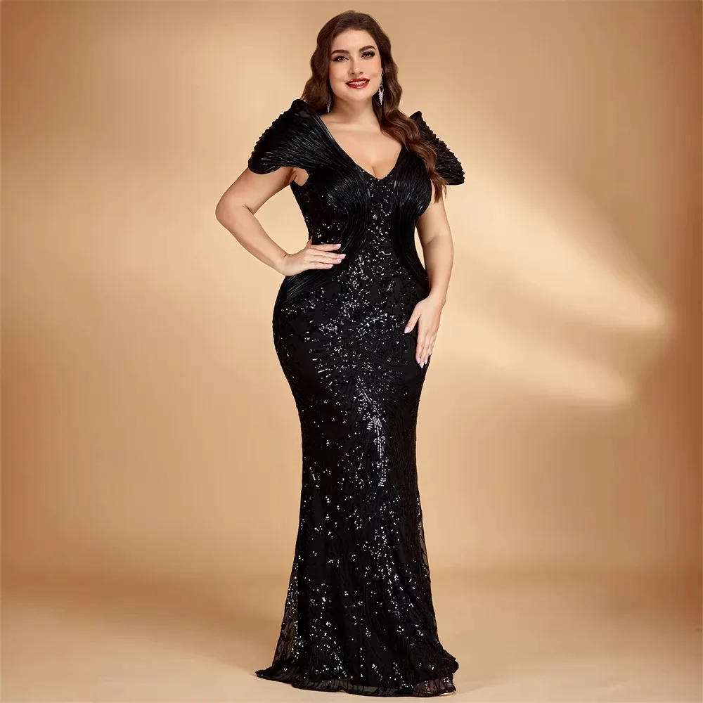 Elegant Evening Dress Fishnet Shaping Sexy plus Size Women's Fashion Formal Party Low Waist Gown Synthetic Fiber Adult Ceremony
Elegant Evening Dress Fishnet Shaping Sexy plus Size Women's Fashion Formal Party Low Waist Gown Synthetic Fiber Adult Ceremony