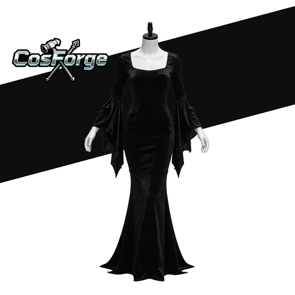 Morticia Adams Halloween Dress - Cleanfit H Version for Women, Three-Quarter Sleeve Linen
Morticia Adams Halloween Dress - Cleanfit H Version for Women, Three-Quarter Sleeve Linen