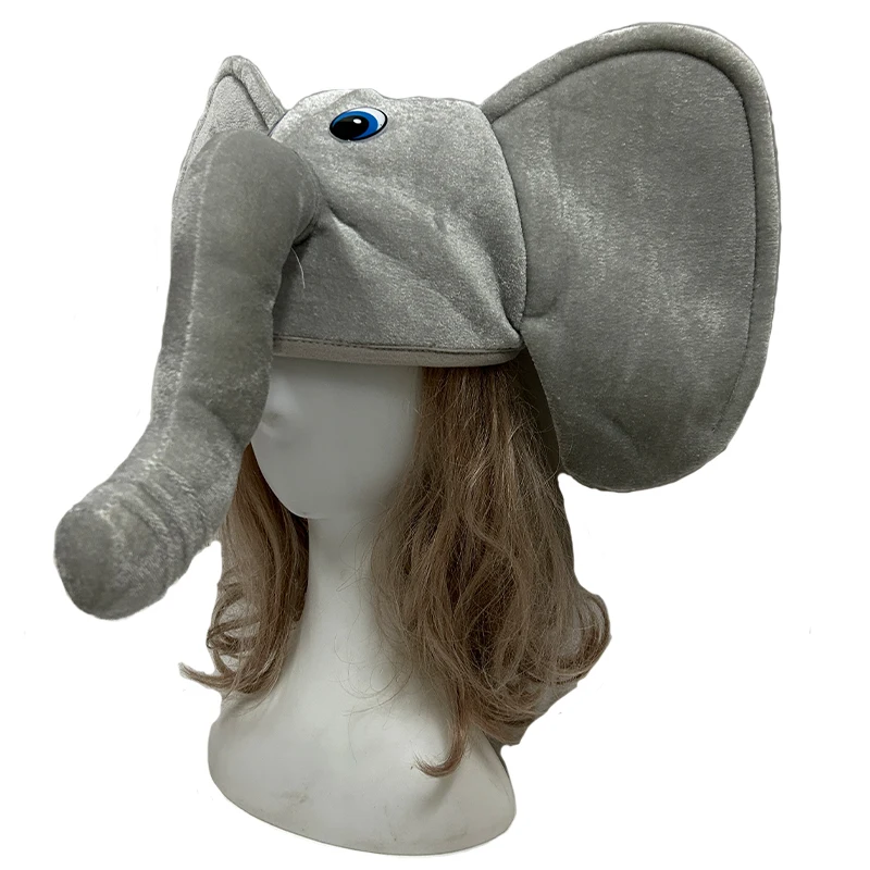 Adult Unisex Funny Carnival Animal Elephant Trunk Caps Plush Adult Stuffed Elephants Costume Hat
Adult Unisex Funny Carnival Animal Elephant Trunk Caps Plush Adult Stuffed Elephants Costume Hat