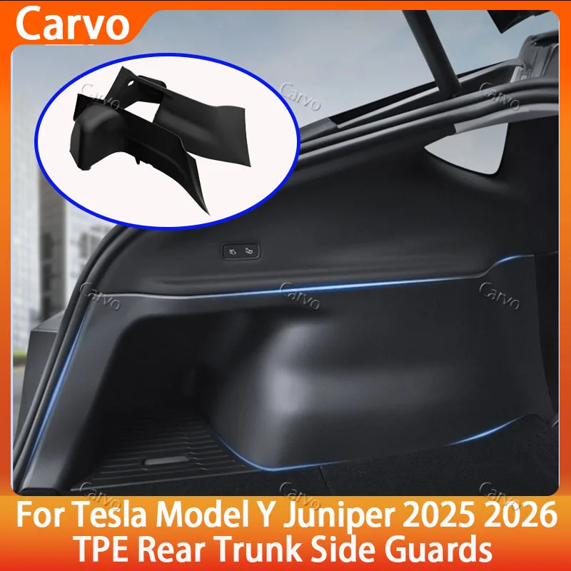 TPE Full Cover Rear Trunk Side Guards for Tesla Model Y Juniper 2026 Fluff Surface Corner Protection Pads Interior Accessories
TPE Full Cover Rear Trunk Side Guards for Tesla Model Y Juniper 2026 Fluff Surface Corner Protection Pads Interior Accessories
