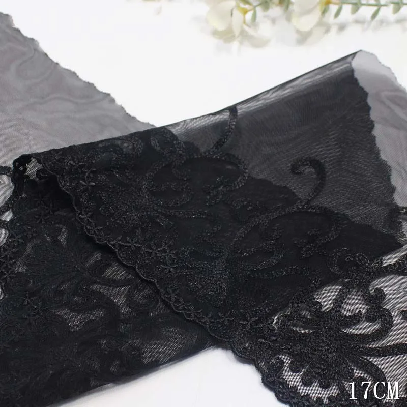 1lot/39Yds Embroidery Lace Fabric Black Mesh Fancy Flower Embroidered Lace Trim for Women Bra Underwear
1lot/39Yds Embroidery Lace Fabric Black Mesh Fancy Flower Embroidered Lace Trim for Women Bra Underwear