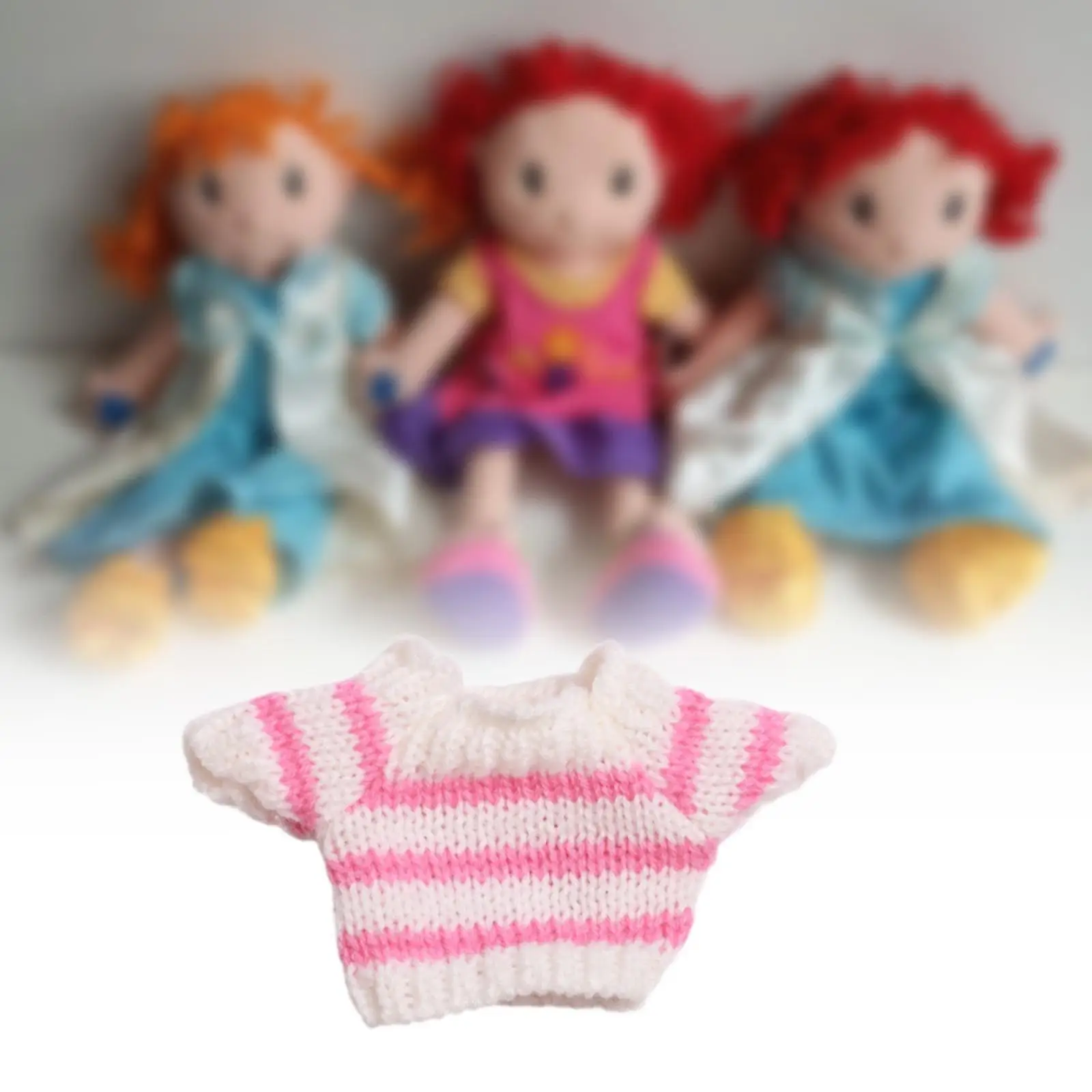 Plush Doll Pullover Dress up Educational for Kids Birthday Gift Hands on Short Sleeve Make Your Own Dolls for 6.69'' Doll
Plush Doll Pullover Dress up Educational for Kids Birthday Gift Hands on Short Sleeve Make Your Own Dolls for 6.69'' Doll