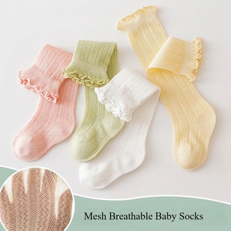 Summer Ultra-thin Cotton Knee Socks Baby Girl Long Socks Infant Anti-mosquito Knee High Socks Lace Baby Newborn Toddler Mesh Sox
Summer Ultra-thin Cotton Knee Socks Baby Girl Long Socks Infant Anti-mosquito Knee High Socks Lace Baby Newborn Toddler Mesh Sox