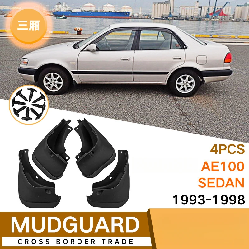 4 PCS Mud Flaps Car Mudguards Splash Guards for Toyota Corolla Sedan 1993-1998 AE Front and Rear Fenders Car Accessories Styling
4 PCS Mud Flaps Car Mudguards Splash Guards for Toyota Corolla Sedan 1993-1998 AE Front and Rear Fenders Car Accessories Styling